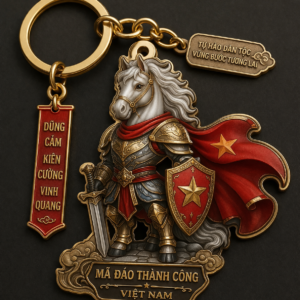 Móc khoá ngựa dũng sĩ
